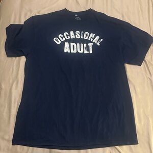 Occasional Adult Navy Blue T-Shirt